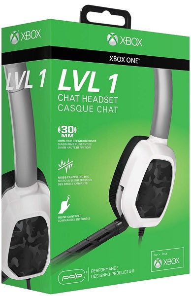 XBOX ONE Afterglow Lvl 1 Chat Headset Camo Blanco (xbone)