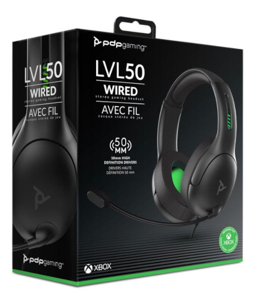 XBOX ONE Pdp Wired Headset Lvl50 Avec Fil (gris) (xbox Series)