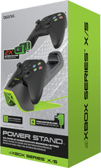 XBOX SERIES X Bionik Dual Power Stand Base Doble Carga Para Mandos (cable Usb 1,8 M + 2 Baterias)
