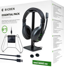 XBOX SERIES X Bigben Essential Pack 5 In 1 (headset/stand Headset Bateria Recargable/cable Usb 3m/grips)