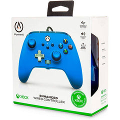 XBOX SERIES X Power A Enhanced Wired Controller Blue (azul) (xbone/pc)