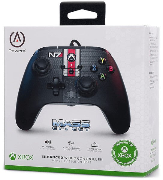 XBOX SERIES X Power A Enhanced Wired Controller Mass Effect (xbone/pc)