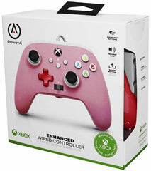 XBOX SERIES X Power A Enhanced Wired Controller Pink (rosa) (xbone/pc)
