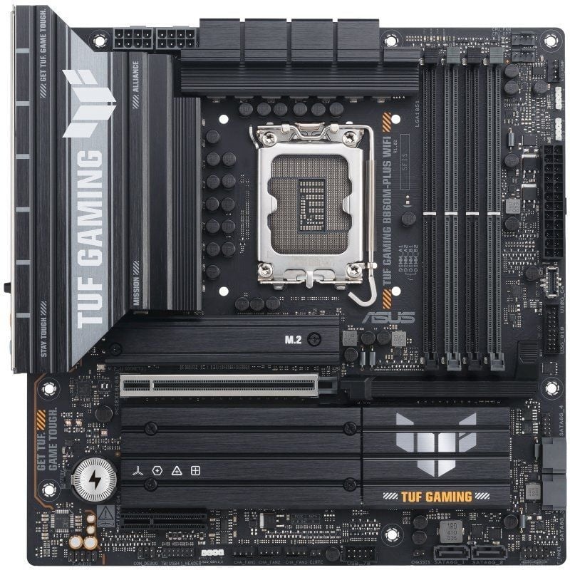 Placa Base Asus TUF GAMING B860M-PLUS WIFI Socket 1851/ DDR5/ PCIe 5.0/ Micro ATX