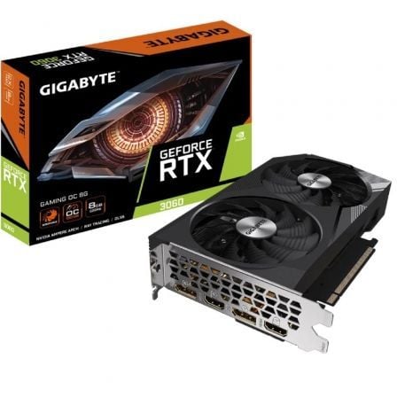 Tarjeta Gráfica Gigabyte GeForce RTX 3060 GAMING OC/ 8GB GDDR6