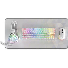 Pack Gaming Krom Klass/ Teclado RGB + Ratón ptico RGB + Alfombrilla + Auriculares RGB