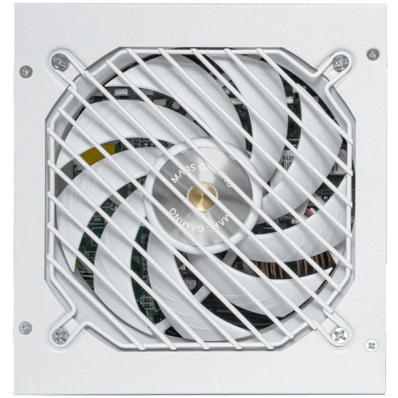 Fuente de Alimentación Mars Gaming MPB1000PSI/ 1000W/ Ventilador 14cm/ 80 Plus Gold/ Blanca