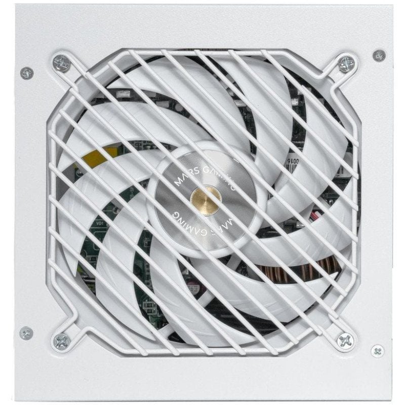 Fuente de Alimentación Mars Gaming MPB1000SIM/ 1000W/ Ventilador 14cm/ 80 Plus Gold/ Blanca