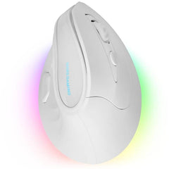 Ratón Gaming Vertical Inalámbrico Mars Gaming MM-SK/ Hasta 8400 DPI/ Blanco