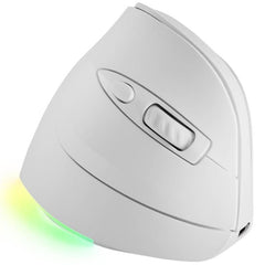 Ratón Gaming Vertical Inalámbrico Mars Gaming MM-SK/ Hasta 8400 DPI/ Blanco