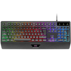 Pack Gaming Mars Gaming MCP124/ Teclado H-MECH + Ratón ptico + Alfombrilla/ Negro