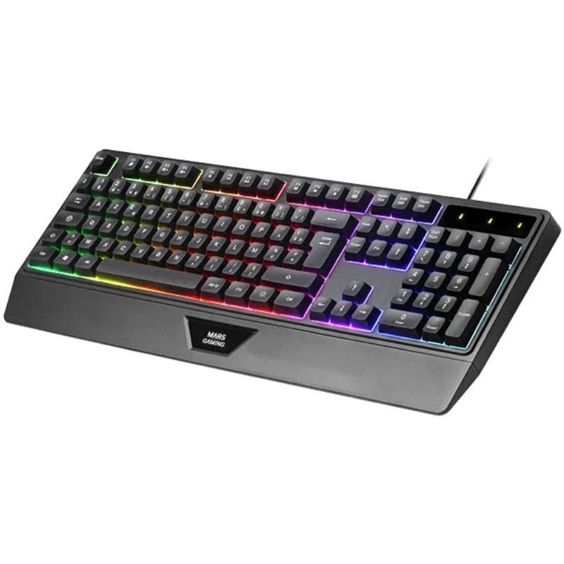 Pack Gaming Mars Gaming MCP124PROES/ Teclado + Ratón ptico + Auriculares + Alfombrilla
