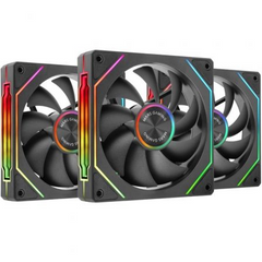 Kit 3 Ventiladores Auxiliar Mf-linkfinity 2 Negro Mars Gaming