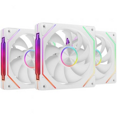 Kit 3 Ventiladores Auxiliar Mf-linkfinity 2 Blanco Mars Gaming