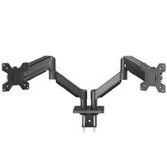 Soporte de Mesa para 2 Monitores Mars Gaming MARM-PRO2/ Giratorio/ Inclinable/ Rotatorio/ hasta 10kg