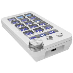 Control Deck Mars Gaming MSD-NEO/ 15 Teclas LCD/ 1 Rueda/ 2 Botones/ Blanco