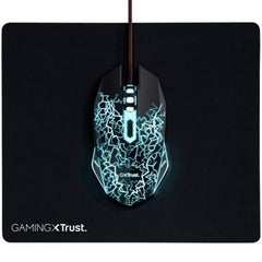 Pack Gaming Trust Gaming 24752/ Ratón ptico + Alfombrilla