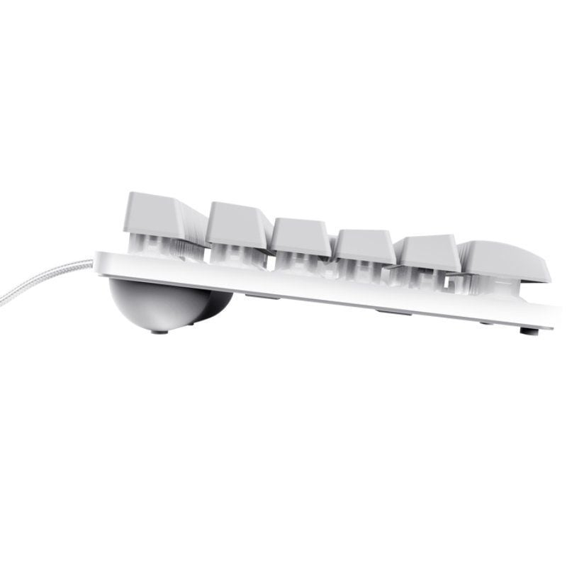 Teclado Gaming Trust Gaming GXT 833W Thado TKL/ Blanco