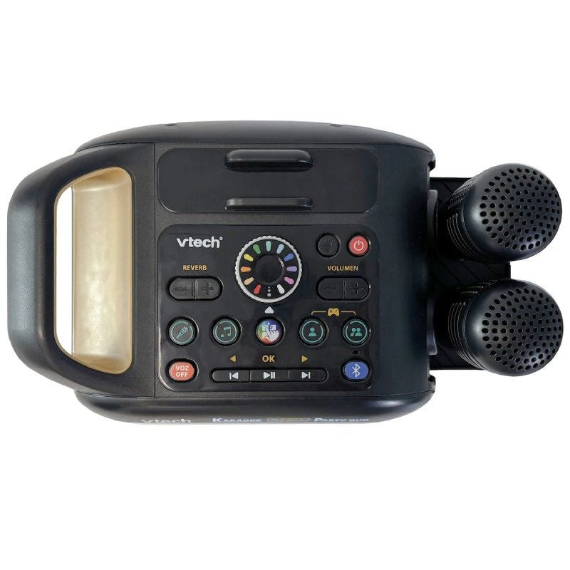 Altavoz con Bluetooth Vtech Karaoke light party Duo Golden edition/ Incluye 2 microfonos