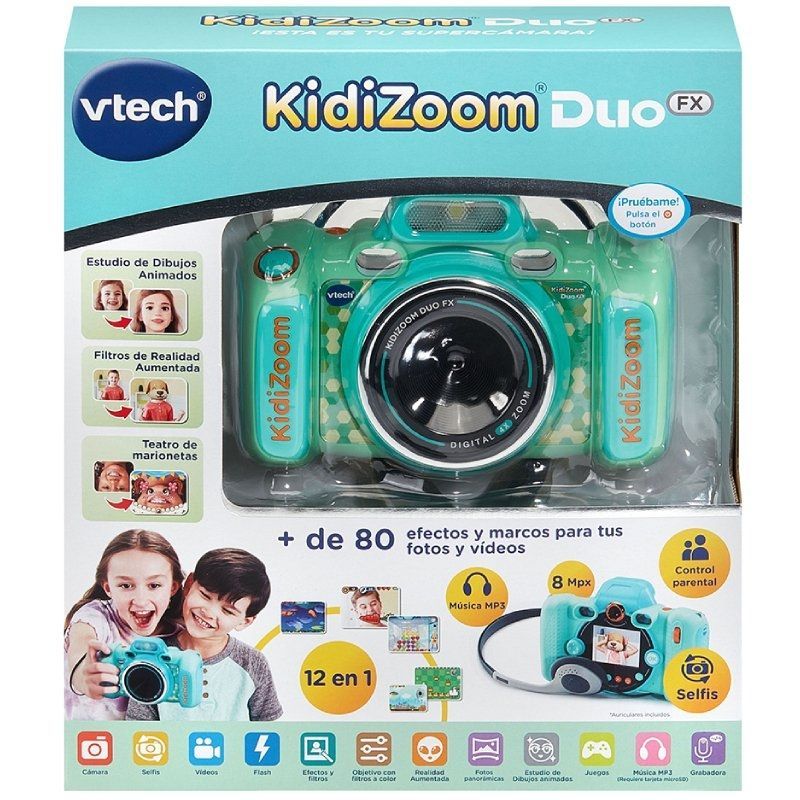 Cámara Digital Infantil VTech/ 8MP/ Zoom ptico 4x/ Aguamarina