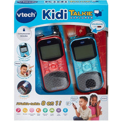 Walkie Talkie VTech KidiTalkie Explorer/ Rojo y Azul