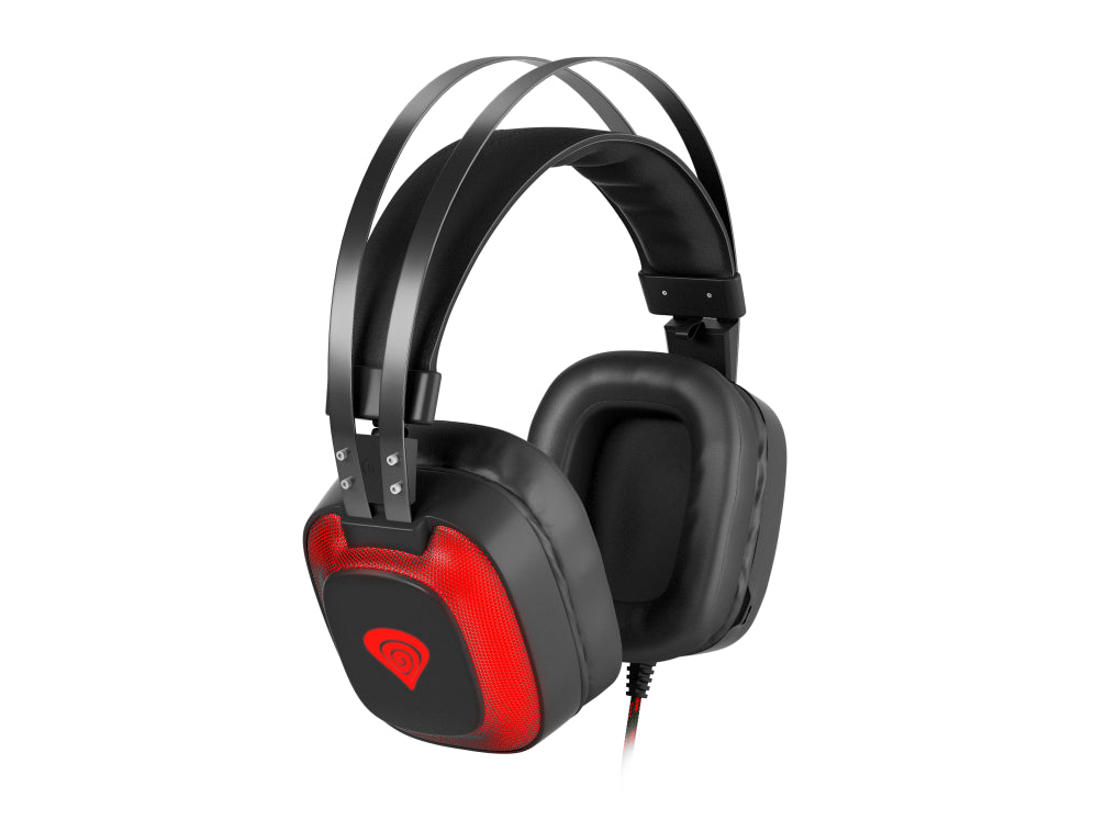 Auriculares Gaming Genesis Radon 720 7.1 Virtual Microfono Invisible Negro