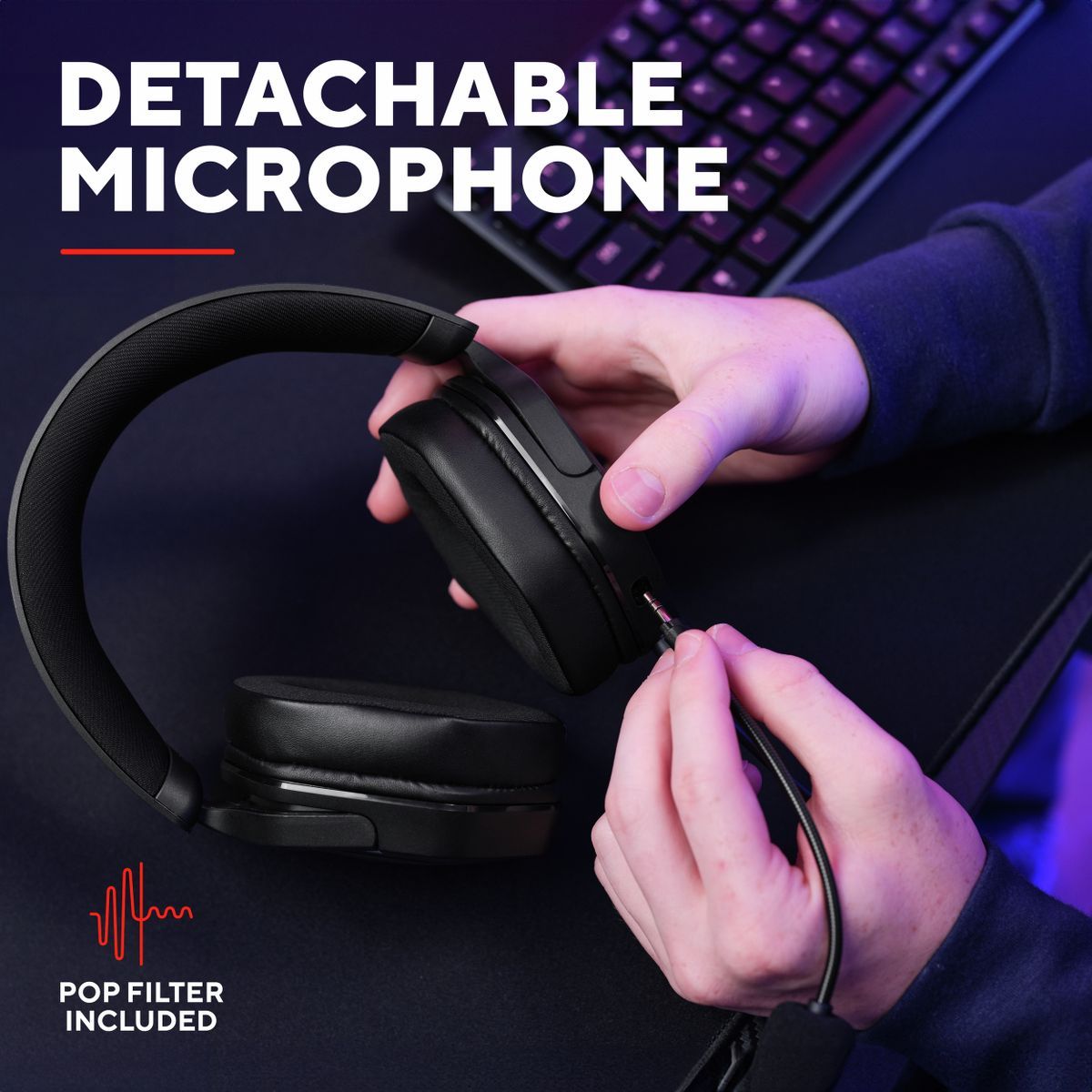 Auriculares Gaming con Micrófono Trust Gaming GXT 492 Carus/ Jack 3.5/ Negros