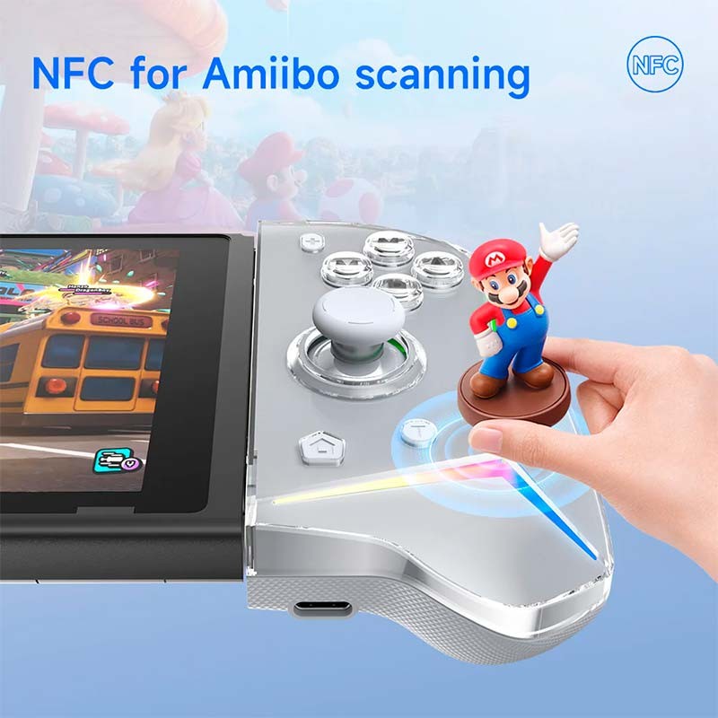 EasySMX S15 - Mando Set Izq/Dcha - Gamepad NFC para Amiibo