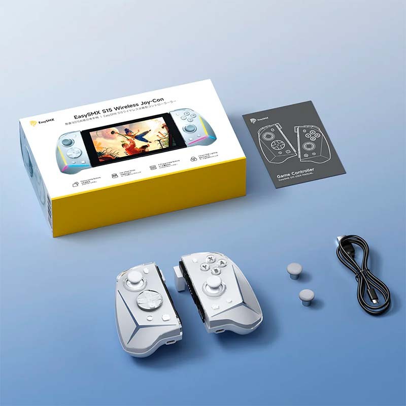 EasySMX S15 - Mando Set Izq/Dcha - Gamepad NFC para Amiibo