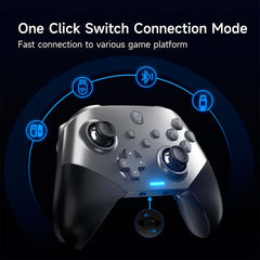 Gamepad EasySMX X10 Púrpura - Mando para PC, Nintendo Switch y Smartphone (Android e iOS)