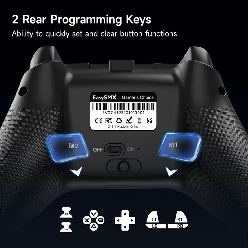 Mando EasySMX X15 Wukong - Gamepad para PC, Nintendo Switch y Smartphone (Android e iOS)