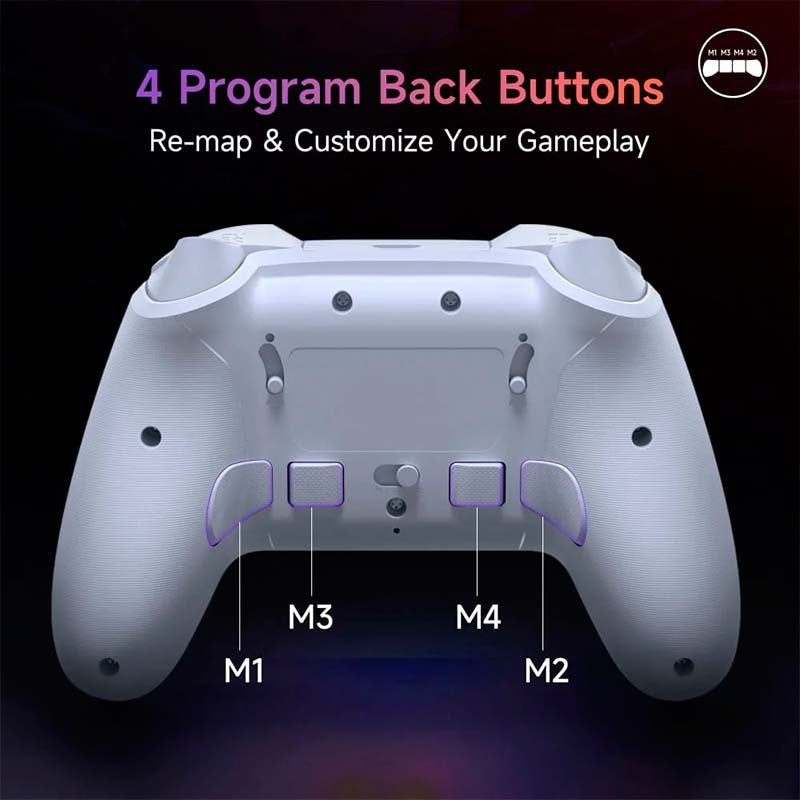 Mando EasySMX X20 - Gamepad con Botones Mecánicos para PC, Switch y Smartphone (Android e iOS)