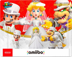 Figura Amiibo Super Mario Odyssey: Mario, Peach, Bowser (pack 3 Figuras)