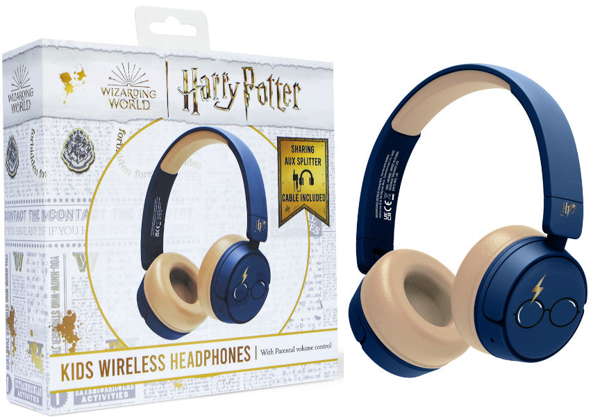 Auriculares Otl Kids Wireless Headphones Harry Potter Lightning Bold Scar Navy (consolas/movil/tablet)