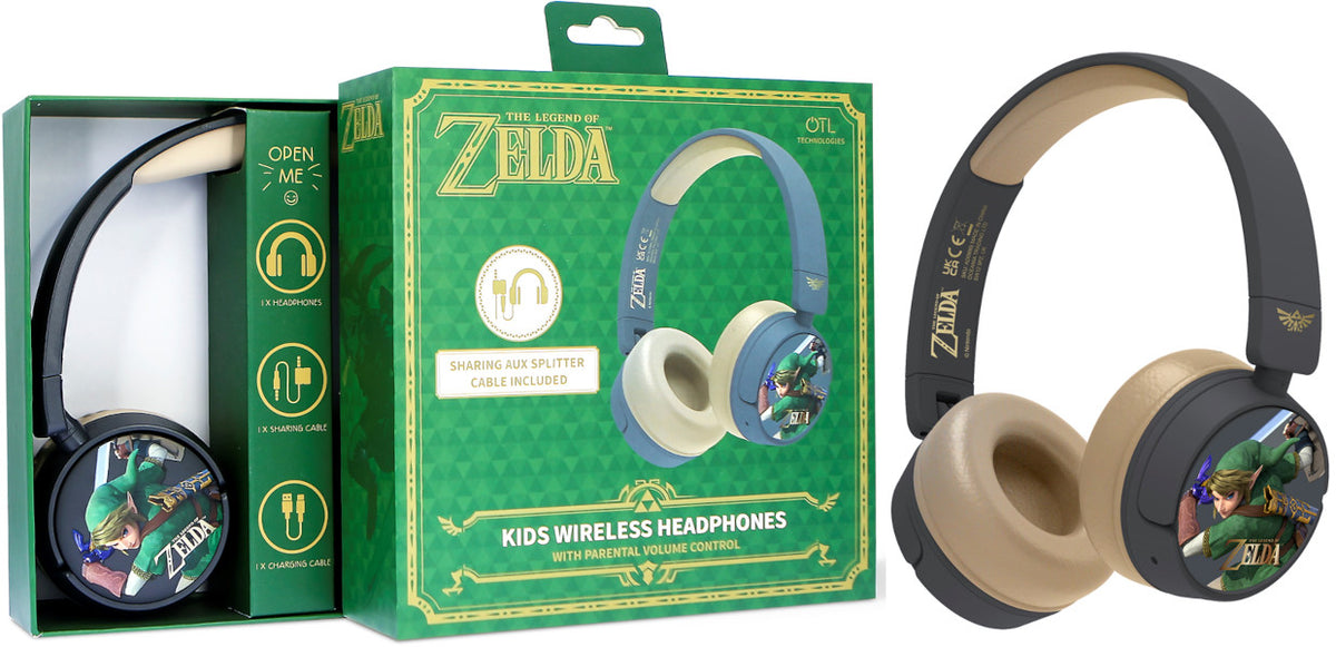 Auriculares Otl Kids Wireless Bluetooth Headphone Legend Of Zelda (movil/tablet)