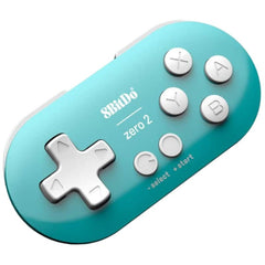Gamepad 8BitDo Zero 2 Bluetooth Azul - Mando Compatible con Nintendo Switch, Windows, Android, macOS, Steam y Raspberry Pi