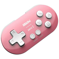 Gamepad 8BitDo Zero 2 Bluetooth Rosa - Mando Compatible Nintendo Switch, Windows, Android, macOS, Steam y Raspberry Pi
