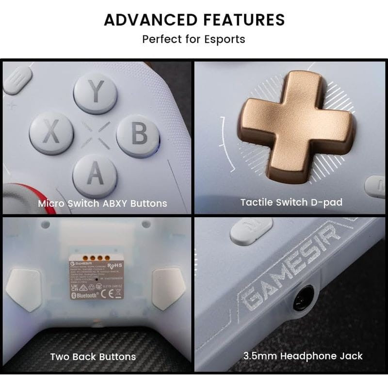 Mando GameSir Cyclone 2 Daybreak Blanco - Gamepad para Nintendo Switch/PC/Smartphones