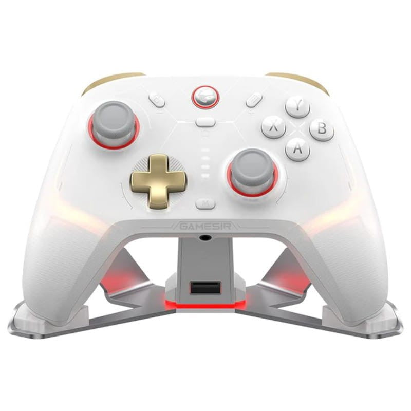 Mando GameSir Cyclone 2 Daybreak Blanco con soporte - Gamepad para Nintendo Switch/PC/Smartphones