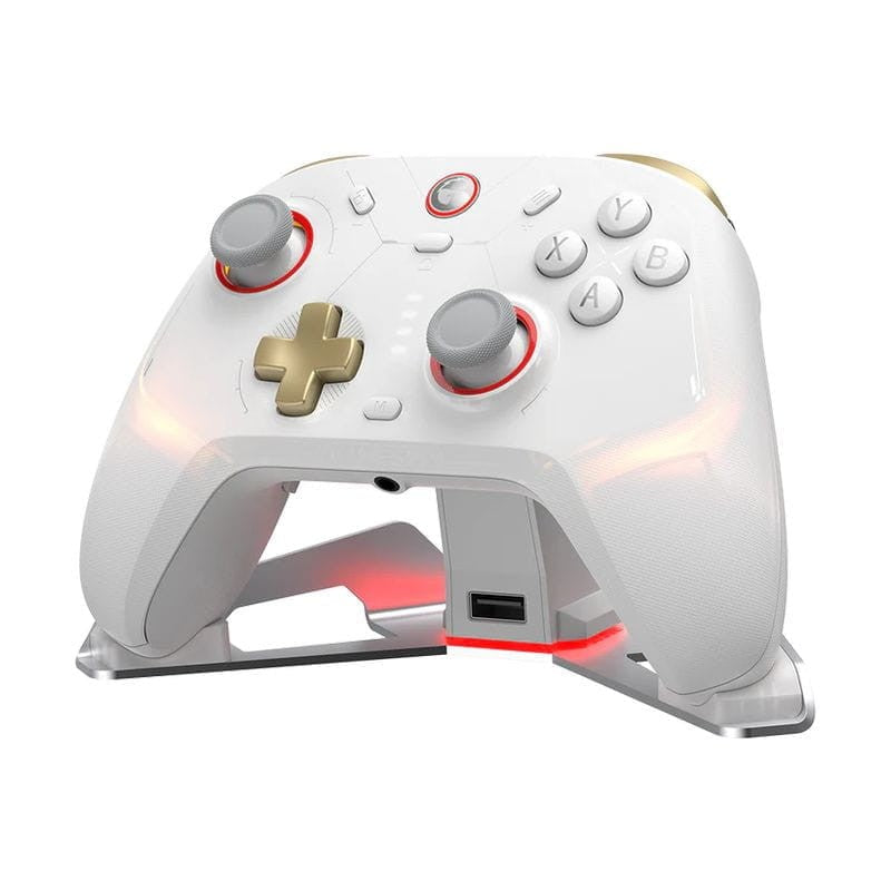 Mando GameSir Cyclone 2 Daybreak Blanco con soporte - Gamepad para Nintendo Switch/PC/Smartphones