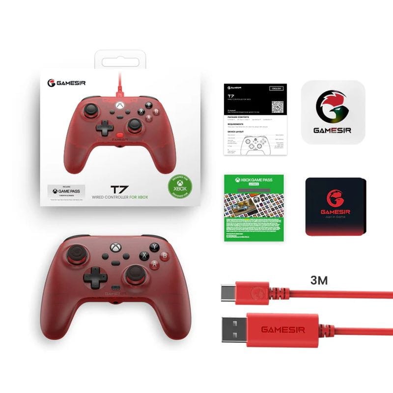 Mando GameSir T7 Rojo - Gamepad para XBOX /PC