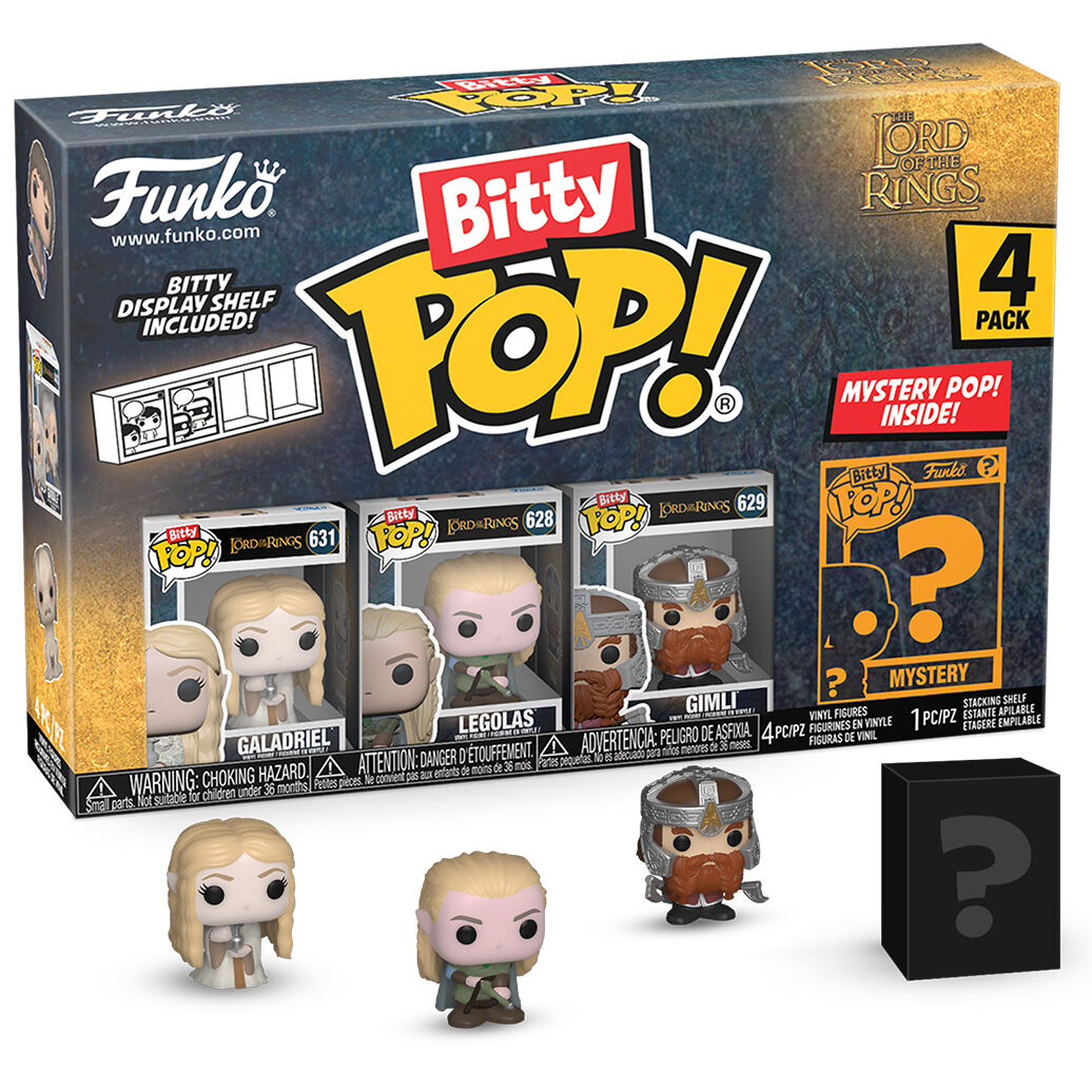 Blister 4 figuras Bitty POP El Seor de los Anillos Galadriel