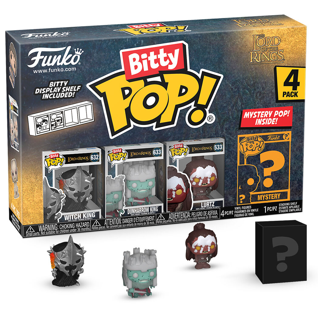 Blister 4 figuras Bitty POP El Seor de los Anillos Witch King