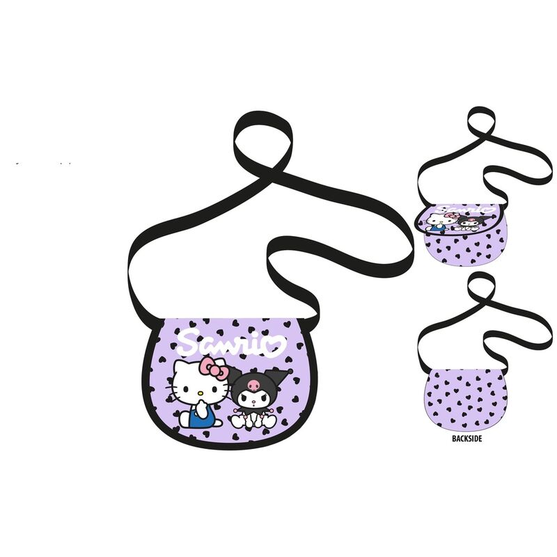 Bolso bandolera Kuromi & Hello Kitty