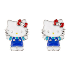 Pendientes Hello Kitty plata
