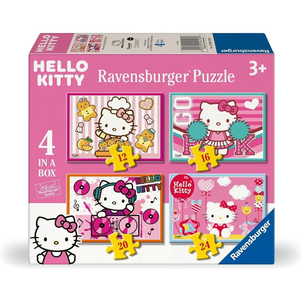 Puzzle Hello Kitty 12-16-20-24pzs