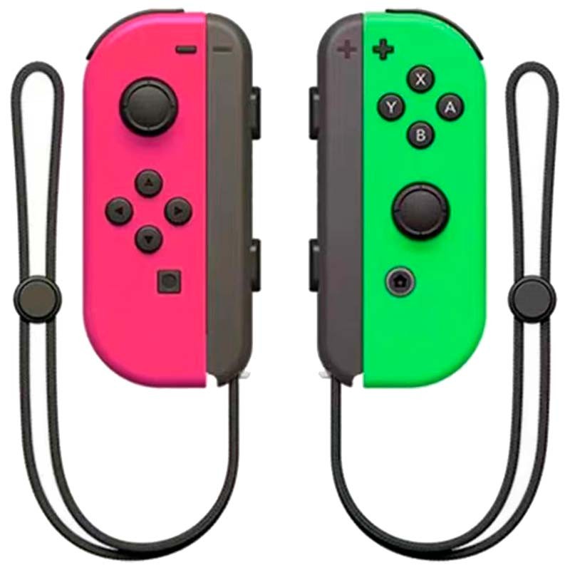 Juego de Mandos J-C Set Izq/Dcha Rosa/Verde - Gamepad Compatible Nintendo Switch