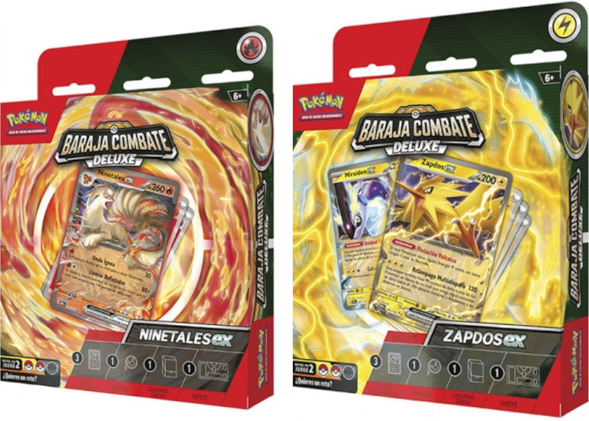 Pokemon Juego De Cartas Col. Baraja Combate Deluxe (zapdos Ex / Ninetales Ex) (esp)
