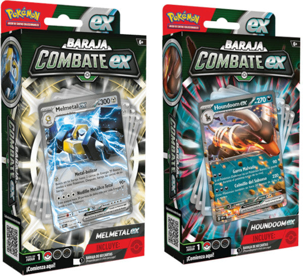 Pokemon Juego De Cartas Col. Baraja Combate (melmetal Ex / Houndoom Ex) (esp)