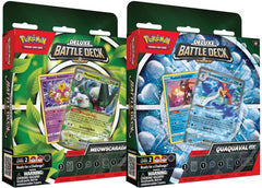 Pokemon Juego De Cartas Col. Baraja Combate Deluxe Quaquaval Ex / Meowscarada Ex (esp)